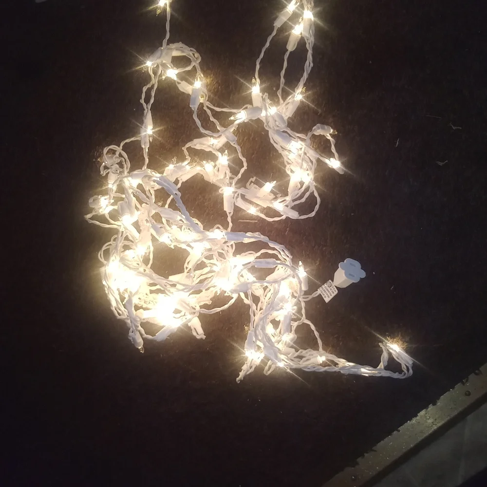 Clear White Wire 150 CT Style Light Set